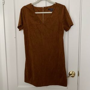 Brown Velvet Dress